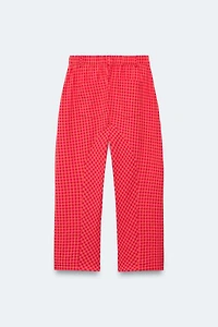 LIMITED EDITION GINGHAM CARROT FIT PANTS