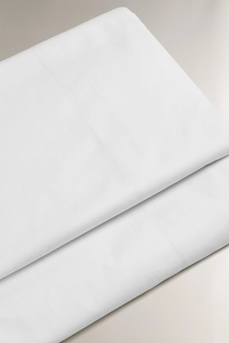 PERCALE COTTON FLAT SHEET ( THREAD COUNT