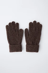 PLAIN KNIT GLOVES