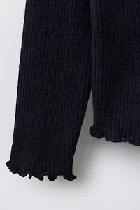 RIBBED KNIT JUMPER