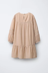 ROBE EN VELOURS À DENTELLE ET PAILLETTES