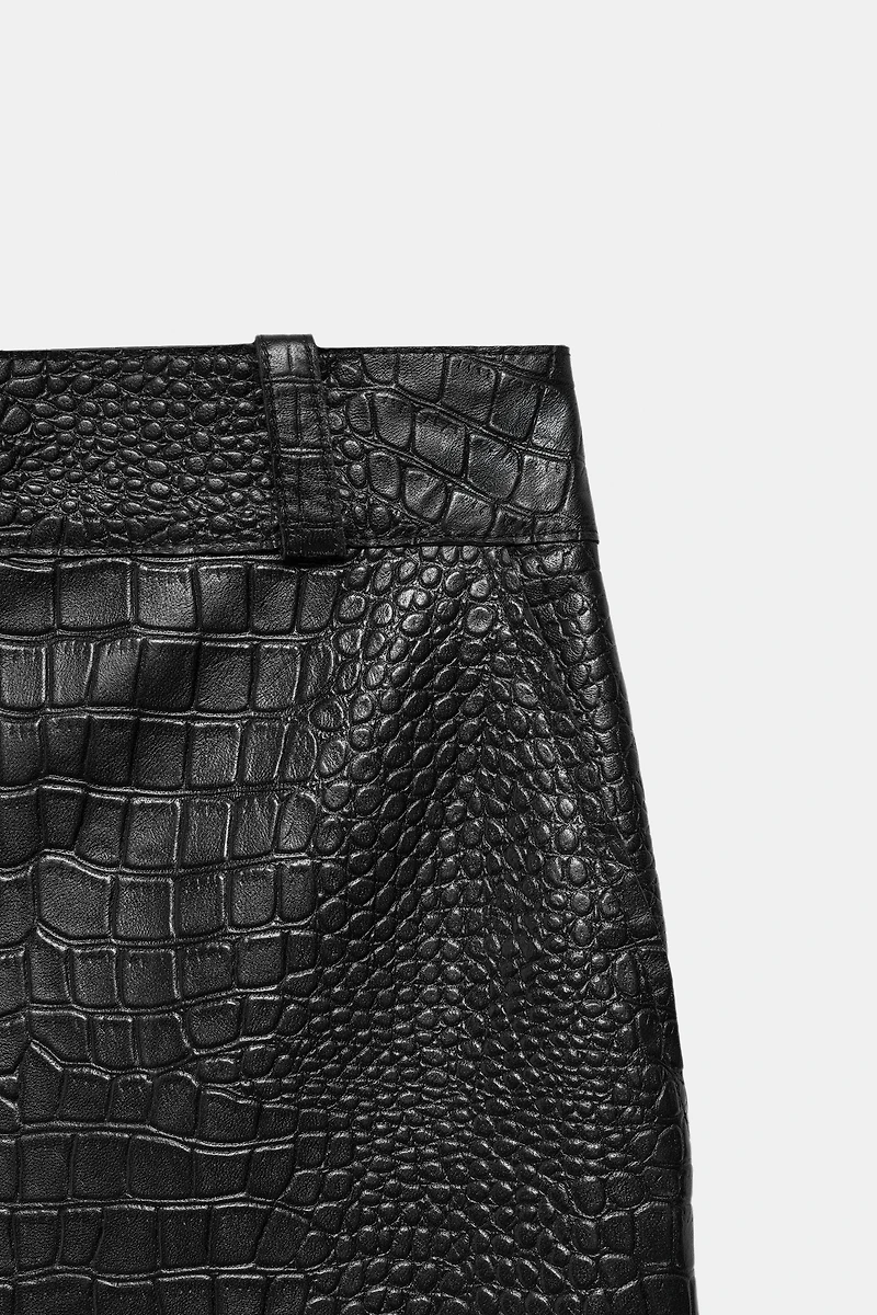 ZW COLLECTION LIMITED EDITION COCO LEATHER SKIRT