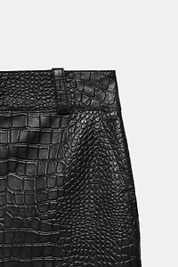 ZW COLLECTION LIMITED EDITION COCO LEATHER SKIRT