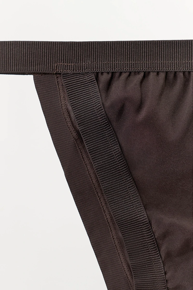 ELASTICIZED SILK BLEND PANTIES