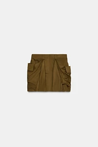 ZW COLLECTION CARGO MINI SKIRT