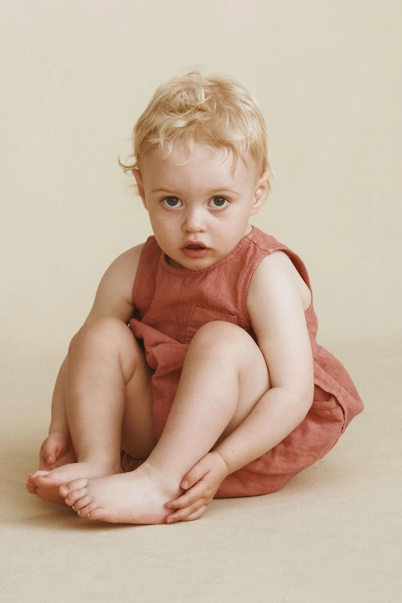 100% LINEN BLOOMERS CREATED BY CARAMEL LONDON X ZARA