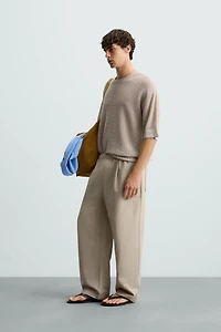 100% LINEN KNIT T-SHIRT