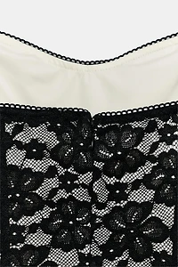 SHORT LACE DRESS