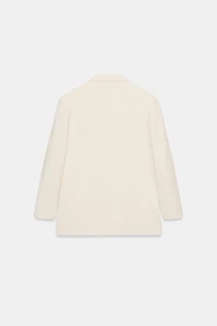VESTE OVERSIZE À BOUTONNAGE CROIS