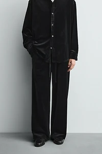 PANTALON COUPE DÉCONTRACTÉE EN VELOURS