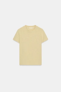 T-SHIRT EN COTON FLAMMÉ