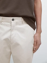 Pantalon jogging en popeline