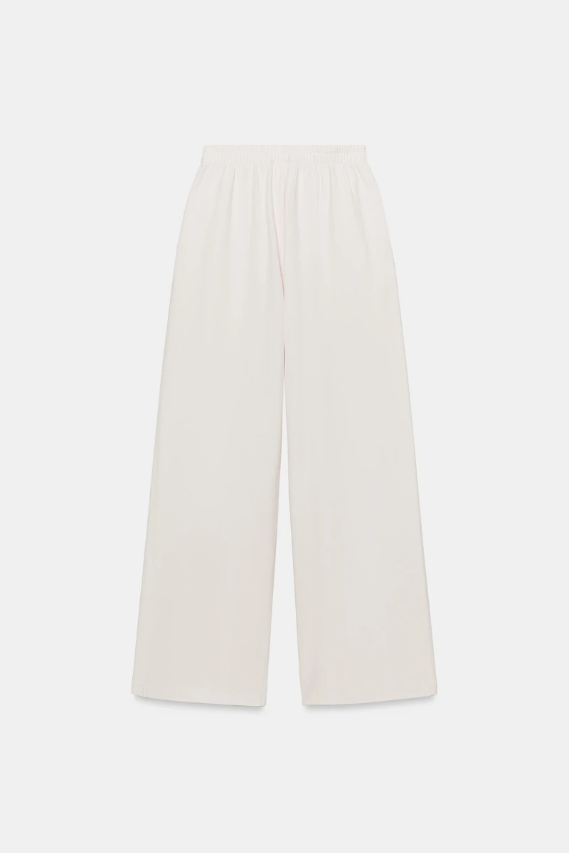 PANTALON LARGE EFFET DÉLAVÉ