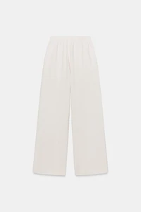 PANTALON LARGE EFFET DÉLAVÉ