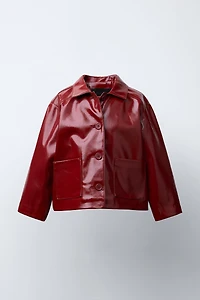 PATENT EFFECT JACKET