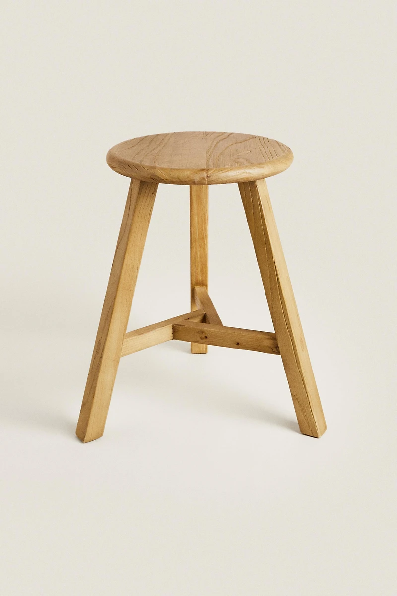 TABOURET BOIS ORME