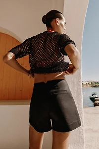 HIGH-WAISTED SHORTS