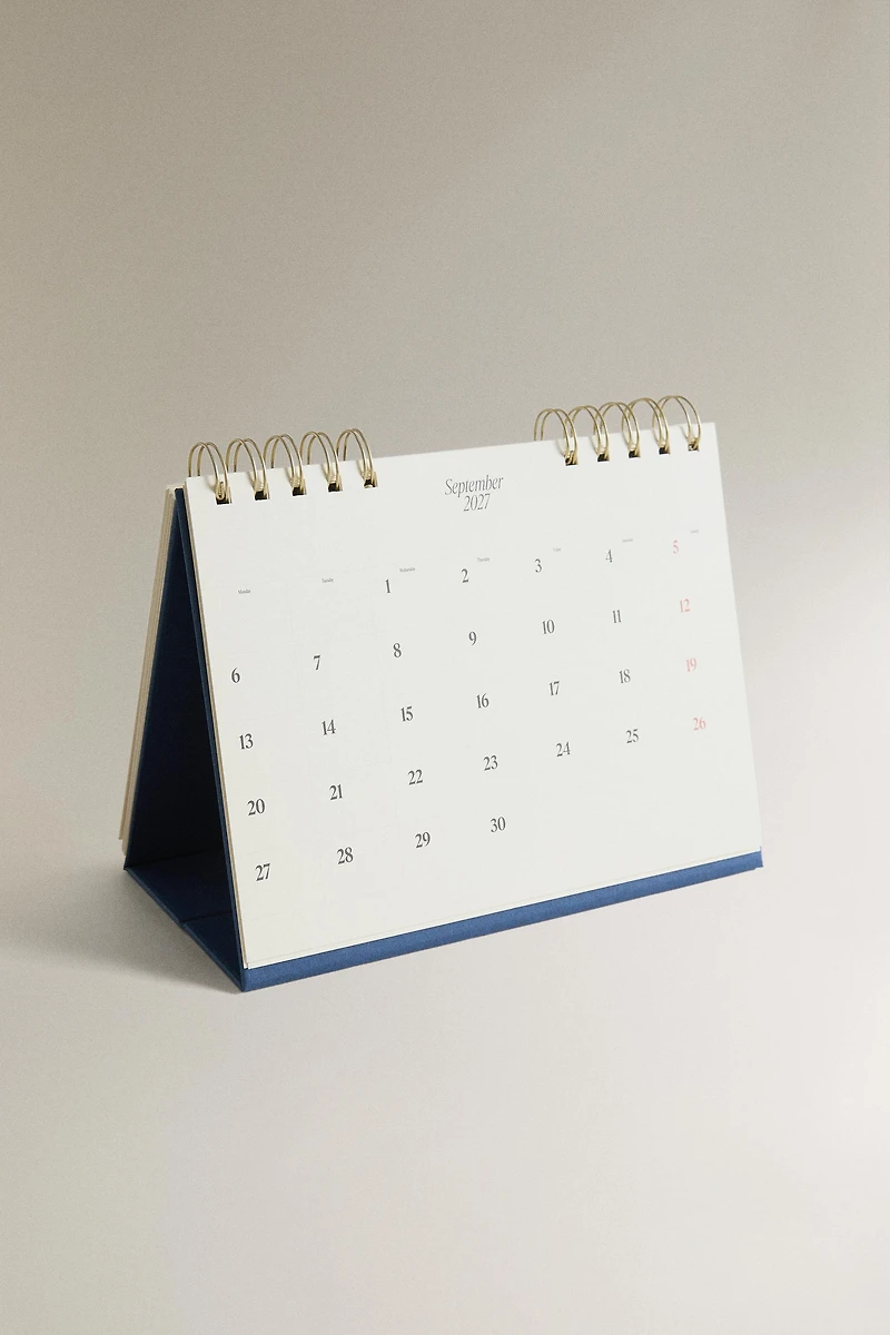 SPIRAL DESK CALENDAR