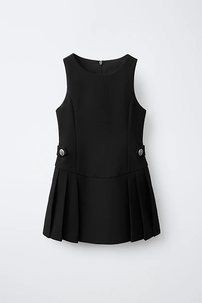 PLEATED DETAIL DRESS