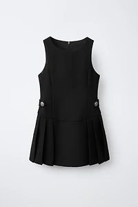 PLEATED DETAIL DRESS