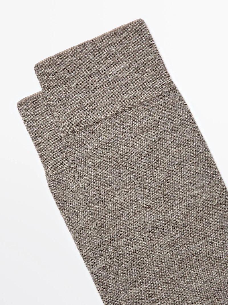 Wool blend socks