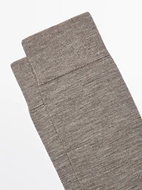 Wool blend socks