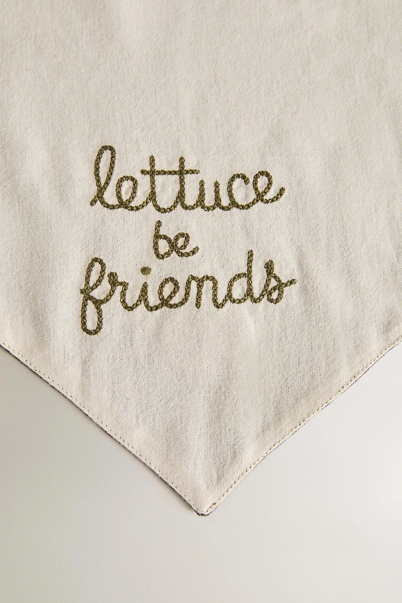 REVERSIBLE TOMATO PET BANDANA
