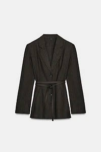 BLAZER CHEVRONS CEINTURE ZW COLLECTION