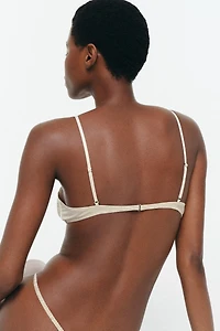 100% SILK LACE BRA