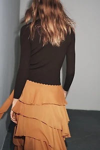 RIB KNIT CARDIGAN