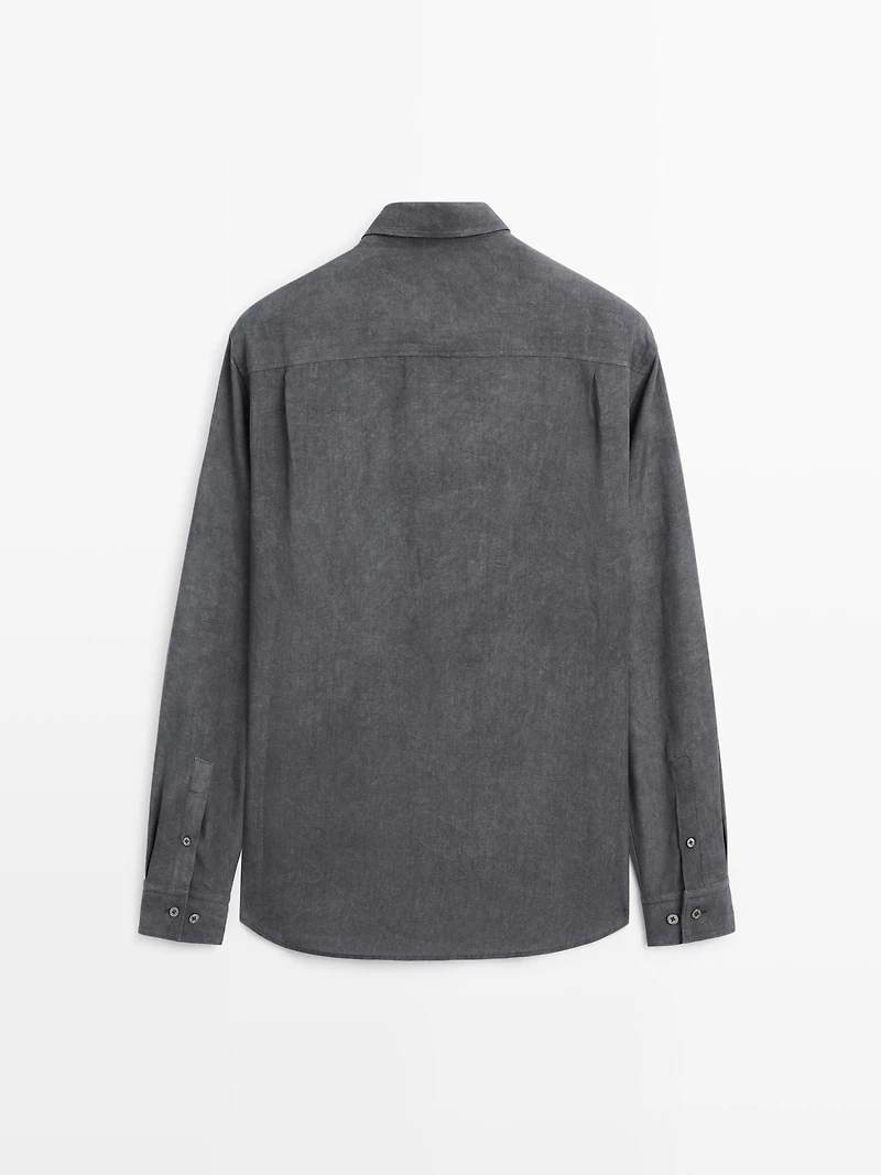 Regular fit flowing shirt