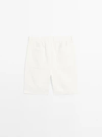 Bermuda léger 100 % lin