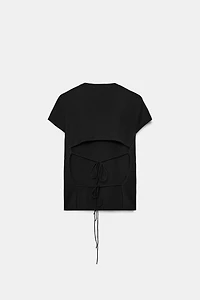 BACKLESS TIE TOP