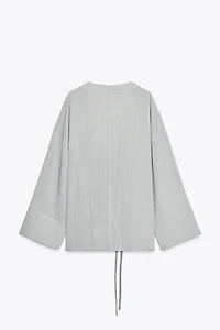 SIDE TIE KIMONO