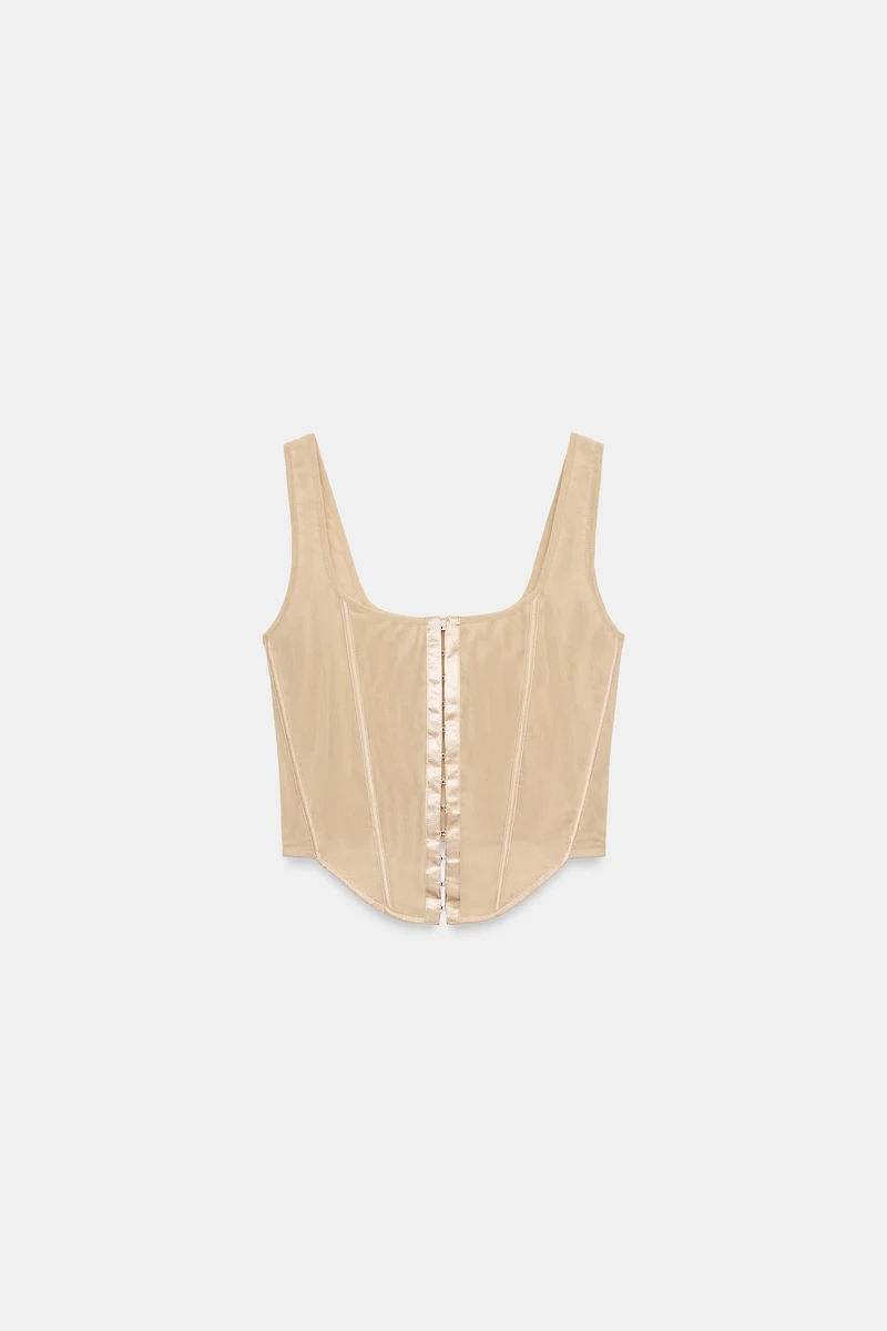 TULLE CORSET TOP