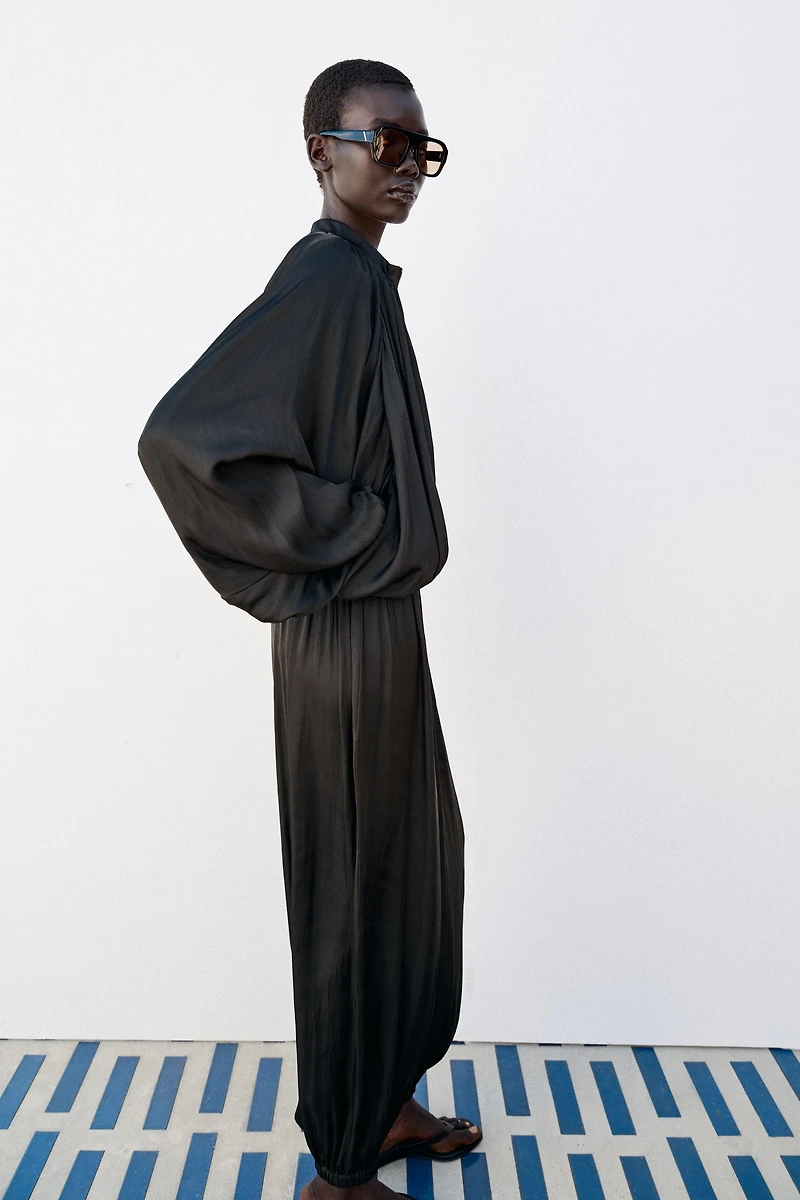 VESTE BOMBER SATINÉE