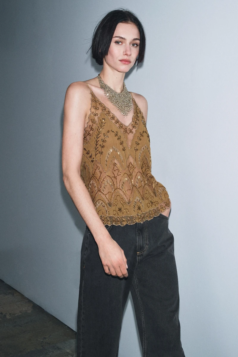 ZW COLLECTION MID-RISE BAGGY JEANS