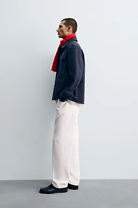 CANVAS OVERSHIRT WITH POCKET