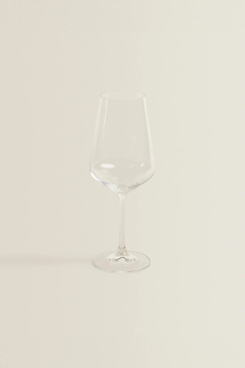 SMOOTH BOHEMIA CRYSTAL GLASS