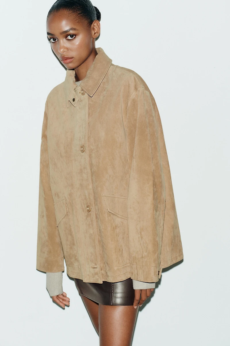 VESTE EN DAIM