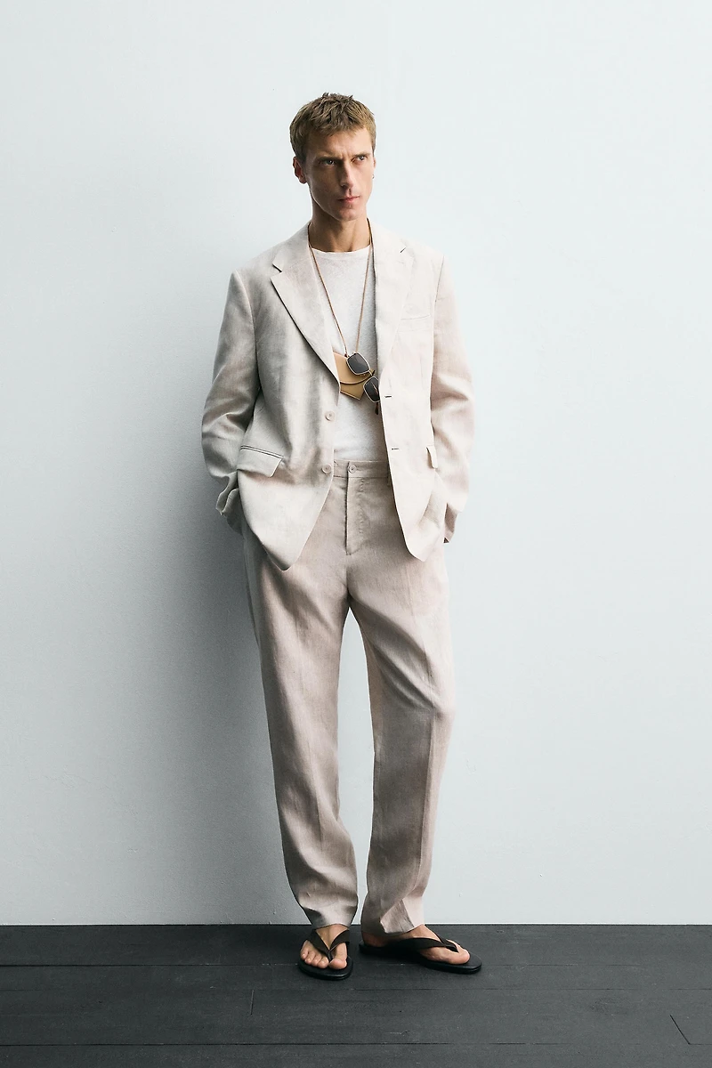 SUIT PANTS 100% LINEN