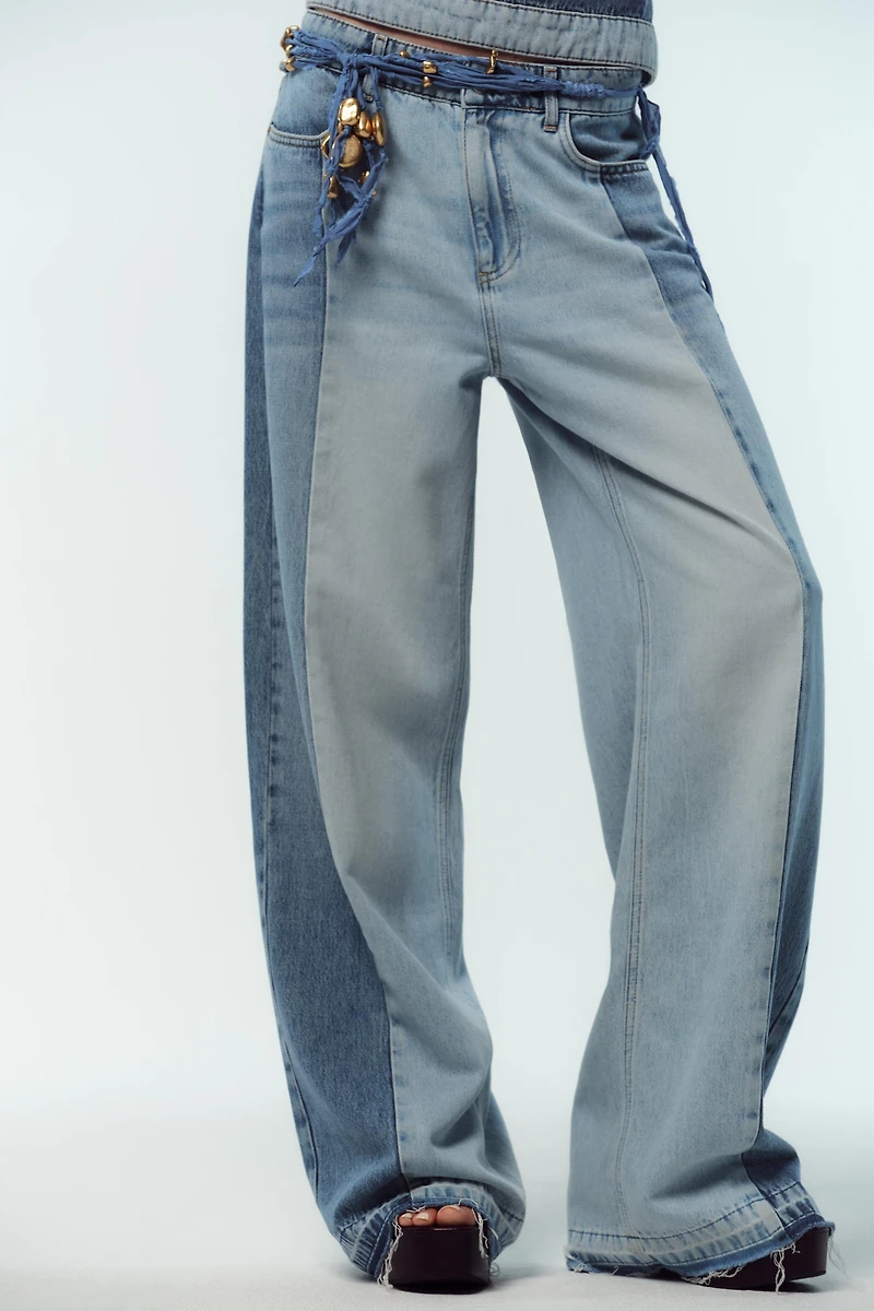 JEAN Z1975 WIDE LEG TAILLE HAUTE COMBINÉ