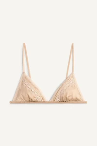 LIMITED EDITION SILK LACE BRA