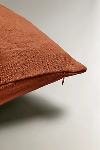 WASHED LINEN THROW PILLOW COVER