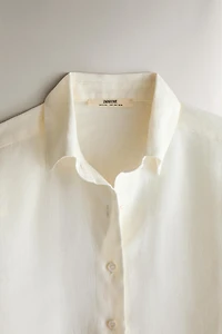 CHEMISE LIN MANCHES LONGUES