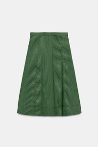 ZW COLLECTION STRIPED MIDI SKIRT