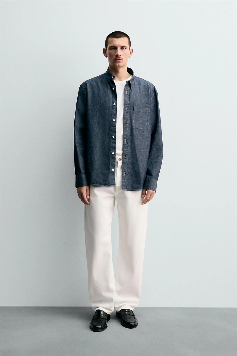 STRAIGHT ANKLE FIT SELVEDGE JEANS
