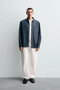 STRAIGHT ANKLE FIT SELVEDGE JEANS