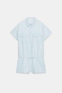 FLOWY SHORT JUMPSUIT WITH POCKETS