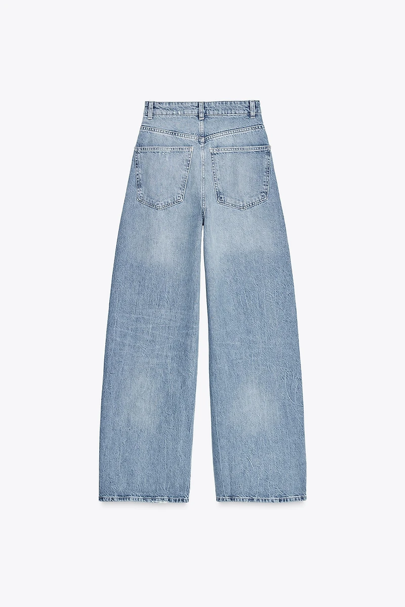 TRF HIGH RISE EXTRA WIDE LEG JEANS
